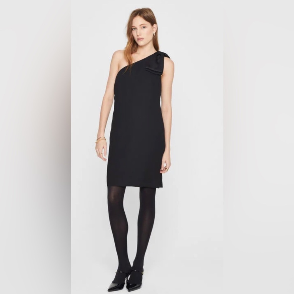 Club Monaco Karena Asymmetrical Bow Dress - Picture 2 of 9